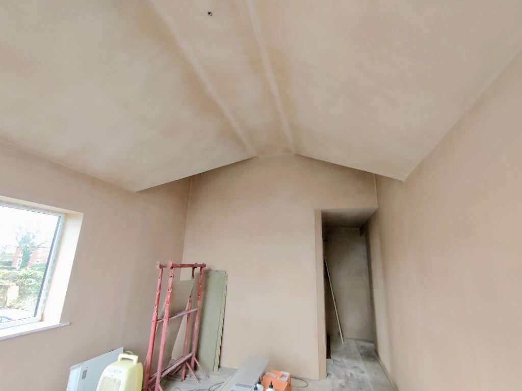 JWH Plastering Ltd portfolio photo 01 showing plastering, drylining or interior finishing work